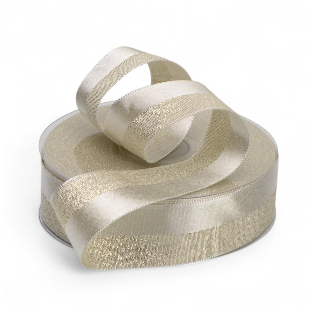 NASTRO RASO BRILLE 25MMX25MT BEIGE